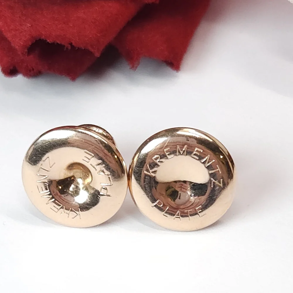 Vintage Krementz Gold Plate Cuff Links